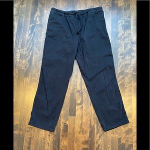 ZARA cropped pants with drawstring